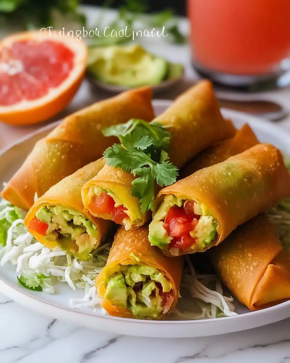 Avocado Egg Rolls Recipe - Recipe Image