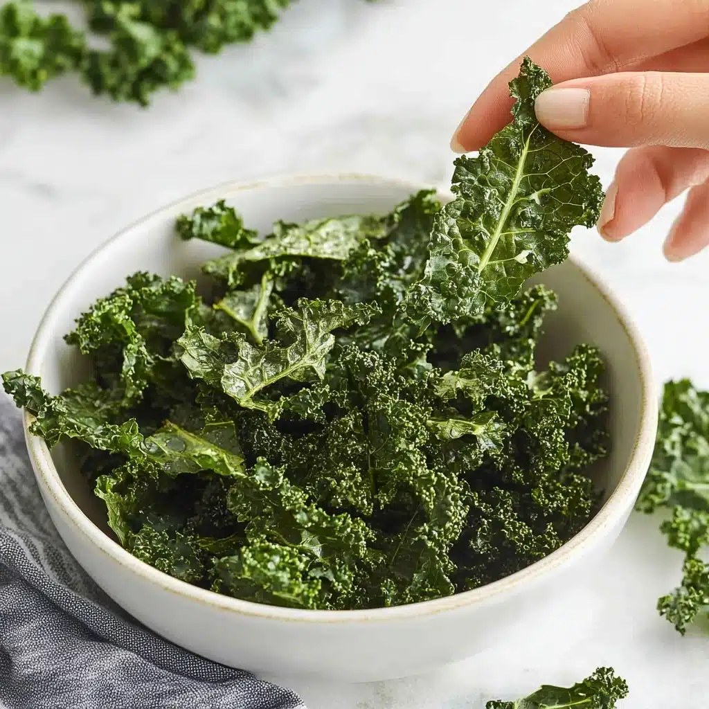 Garlic Parmesan Kale Chips Recipe - Recipe Image