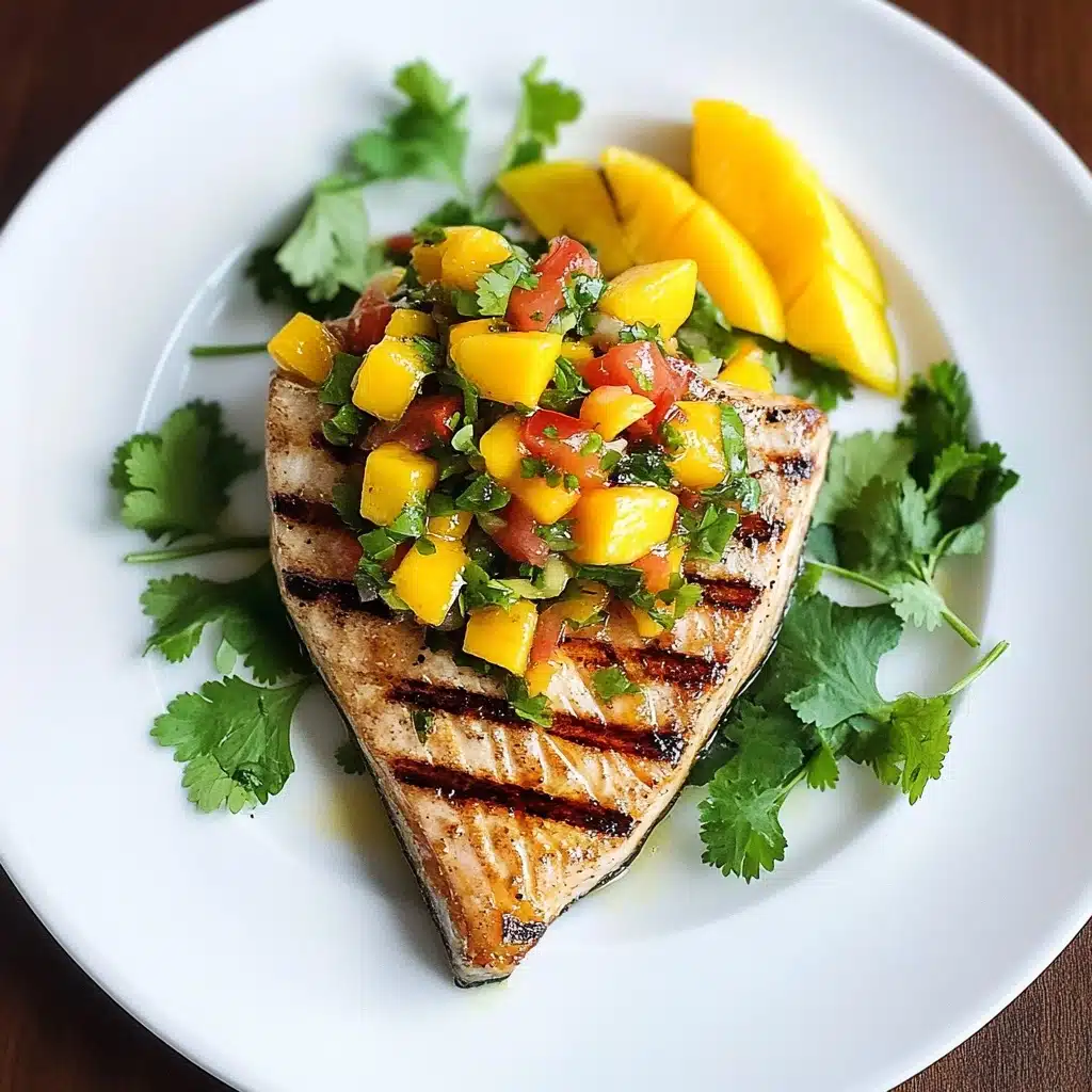 Mango Citrus Tuna Steak Recipe - Recipe Image