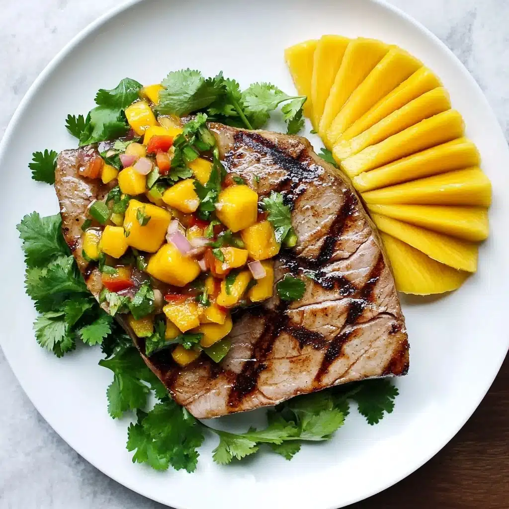 Mango Citrus Tuna Steak Recipe - Recipe Image