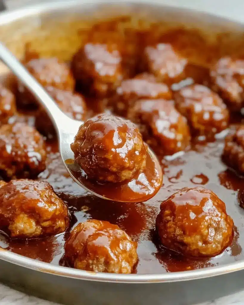 Sticky Honey Garlic Meatballs Recipe