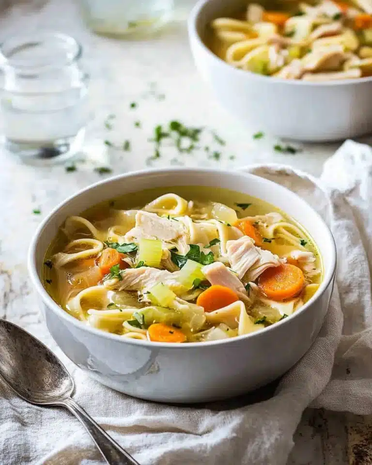 Easy Chicken Noodle Soup Recipe