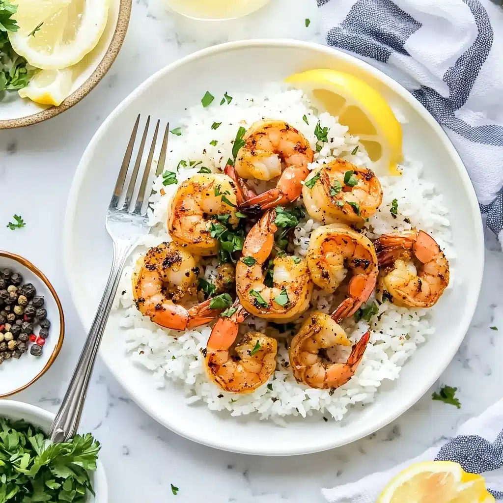 Peppery Garlic Shrimp Recipe - Recipe Image