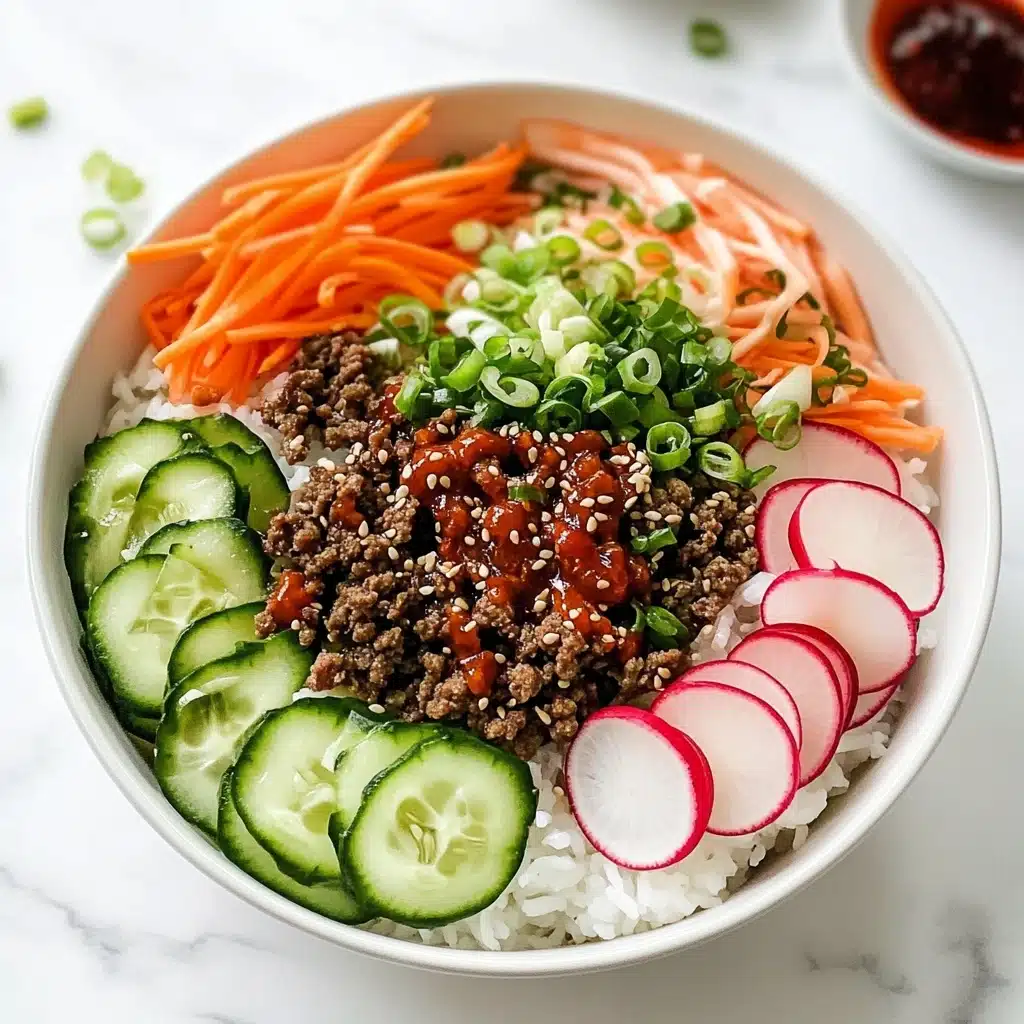 Korean Ground Beef Bowls Recipe - Recipe Image