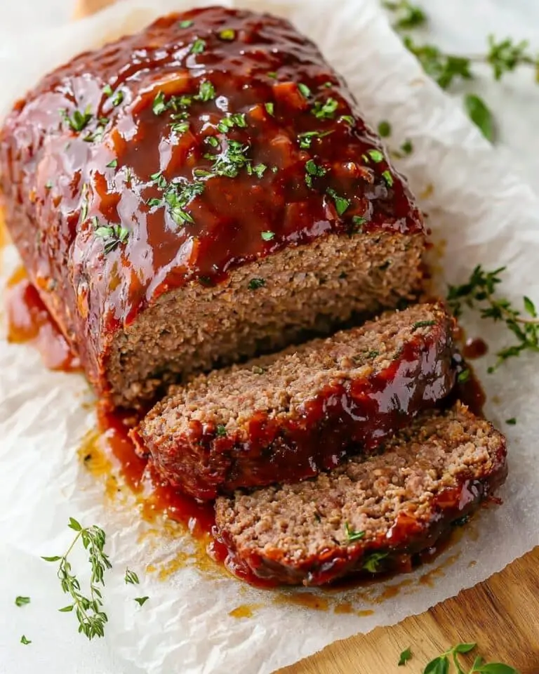 Classic Oven-Baked Meatloaf with Tangy Glaze Recipe