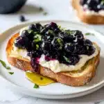 Blueberry Toast with Whipped Ricotta Recipe