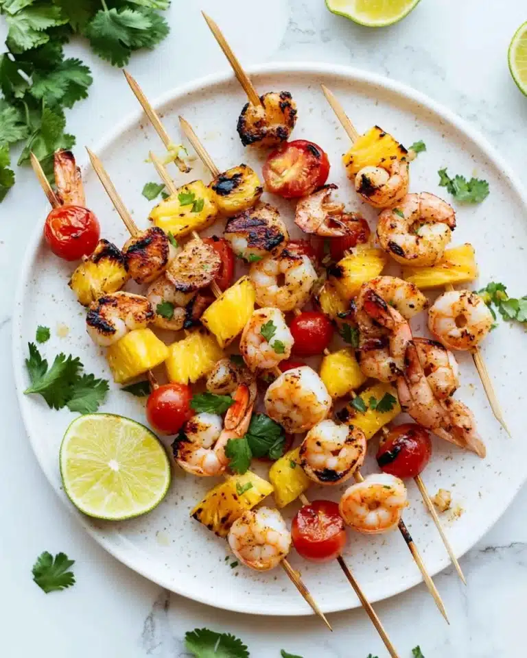Spicy Grilled Shrimp with Pineapple Sauce Recipe