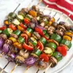 Veggie Kabobs Recipe (Grilled or Oven-Baked) Recipe