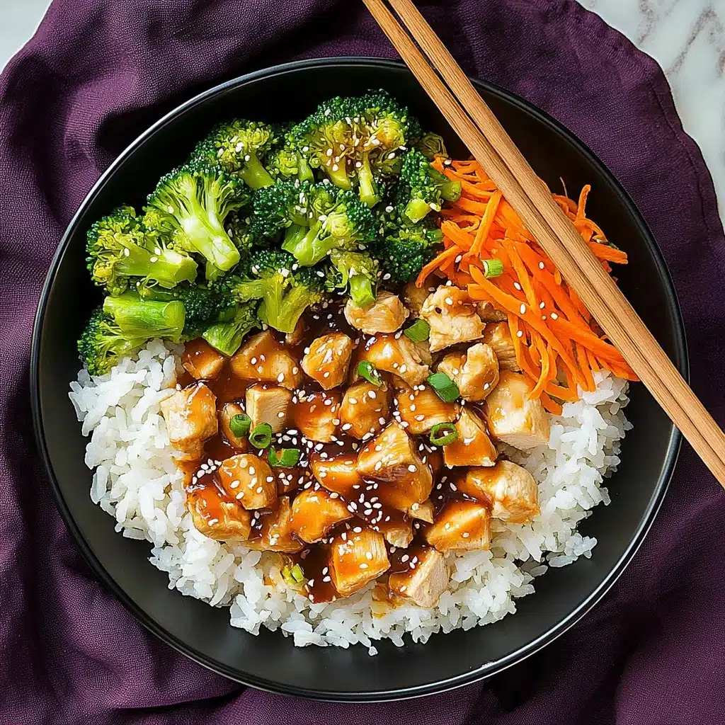 Teriyaki Grilled Chicken and Veggie Rice Bowls Recipe