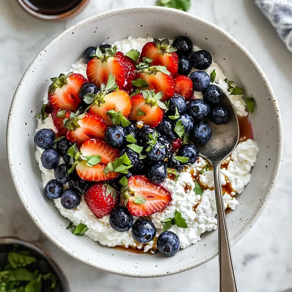 Cottage Cheese With Fruit Two Ways Recipe - Recipe Image
