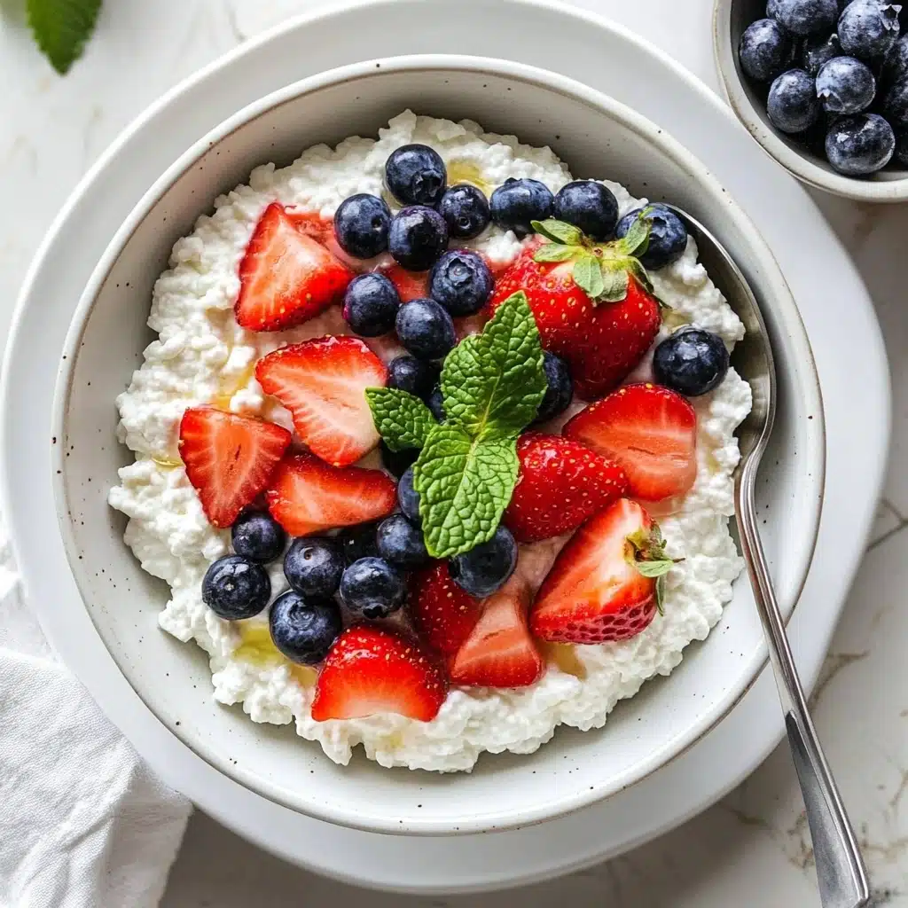 Cottage Cheese With Fruit Two Ways Recipe - Recipe Image
