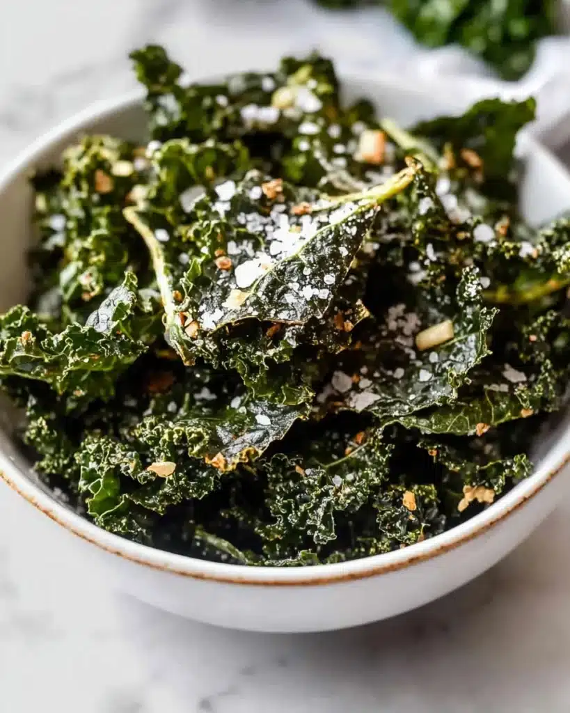 Garlic Parmesan Kale Chips Recipe