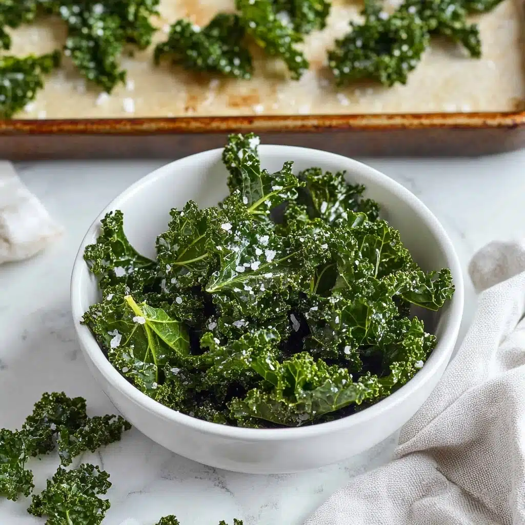 Garlic Parmesan Kale Chips Recipe - Recipe Image