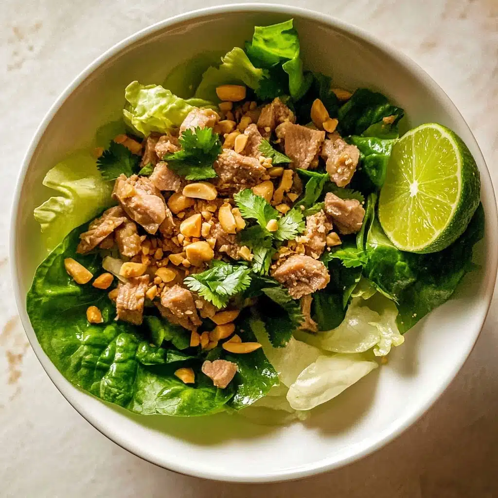 Chicken Larb Lettuce Wraps Recipe - Recipe Image