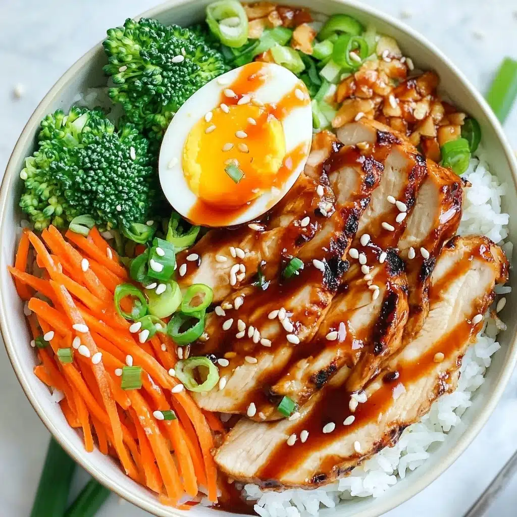 General Tso's Grilled Chicken Bowls Recipe - Recipe Image