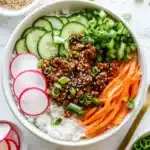 Korean Ground Beef Bowls Recipe