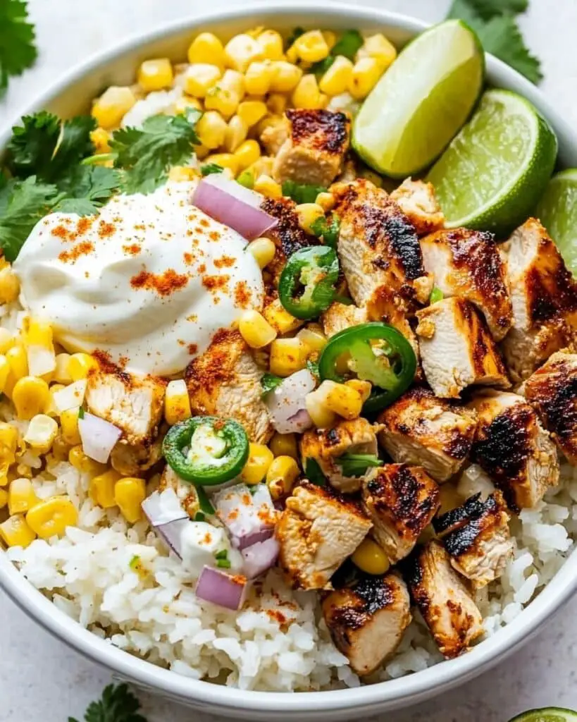 Skillet Creamed Street Corn Chicken Recipe