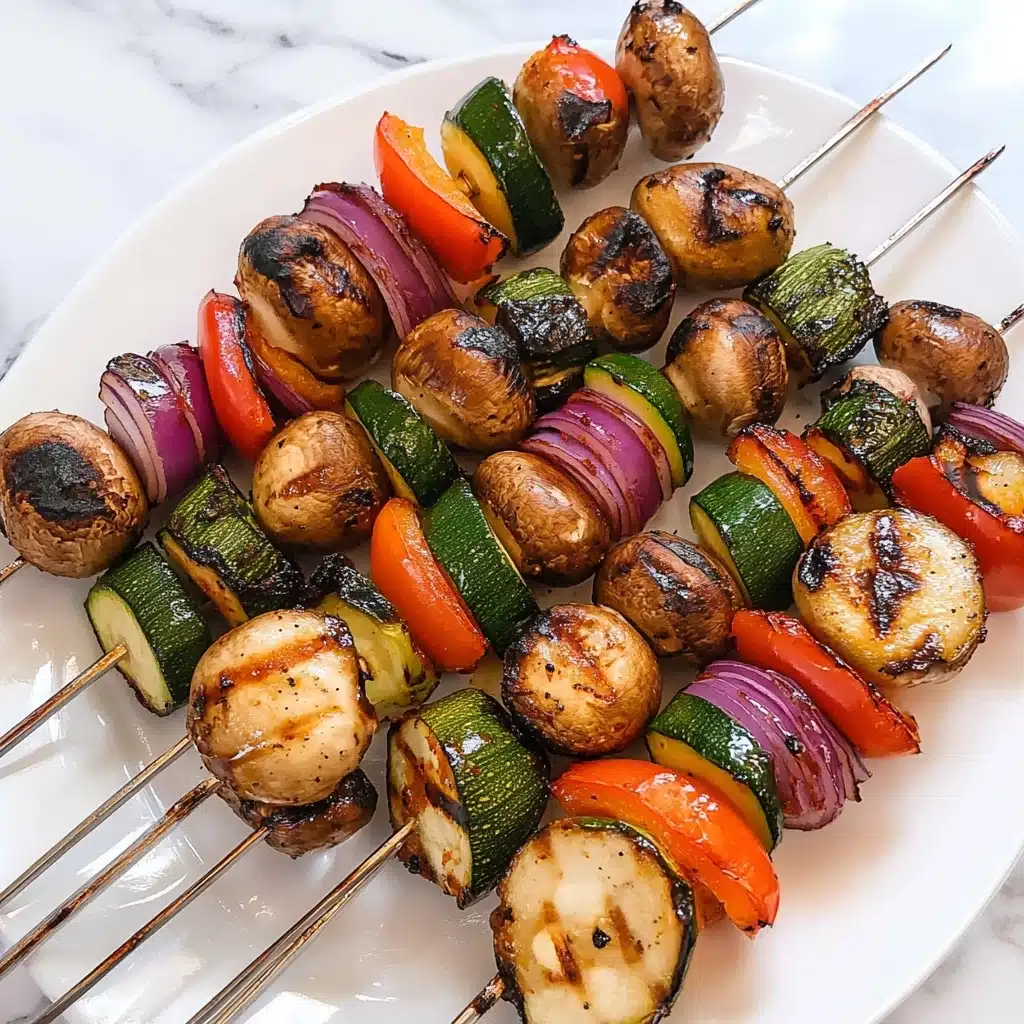 Veggie Kabobs Recipe (Grilled or Oven-Baked) Recipe - Recipe Image