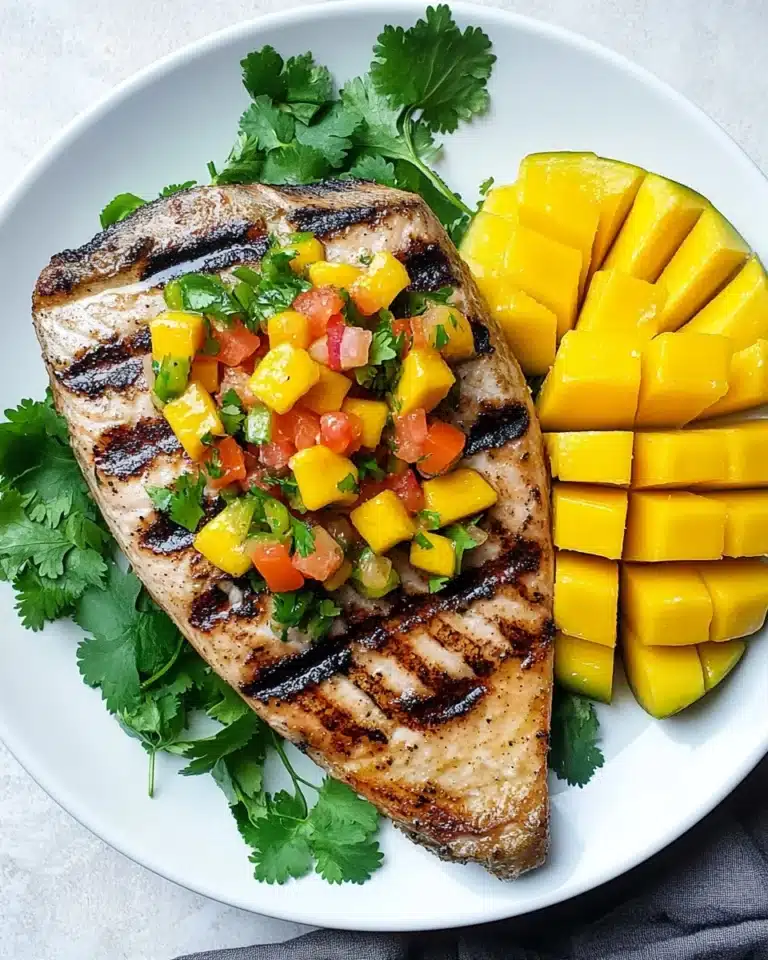 Mango Citrus Tuna Steak Recipe