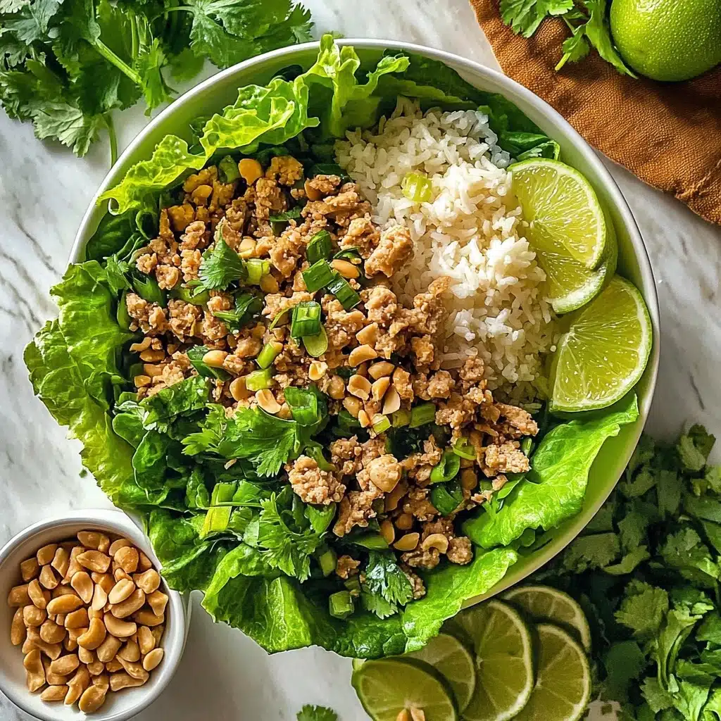 Chicken Larb Lettuce Wraps Recipe - Recipe Image