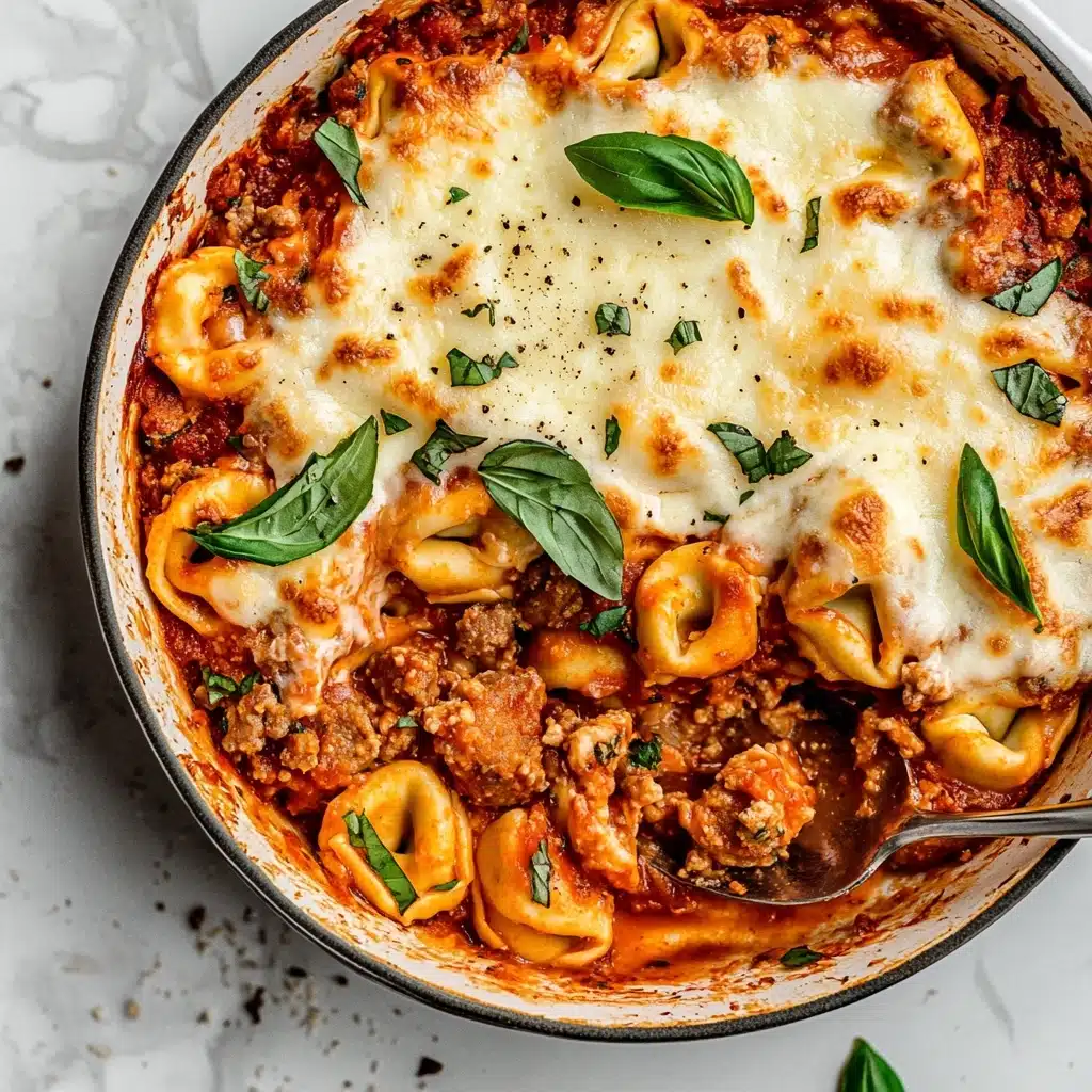 Tortellini and Sausage Bake Recipe - Recipe Image