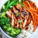 General Tso's Grilled Chicken Bowls Recipe