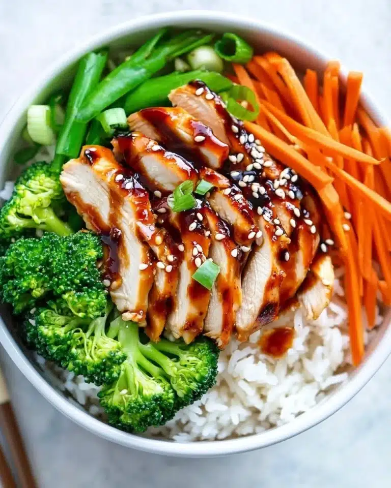 General Tso's Grilled Chicken Bowls Recipe