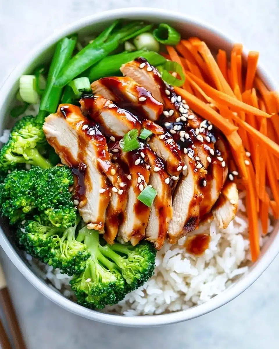 General Tso's Grilled Chicken Bowls Recipe