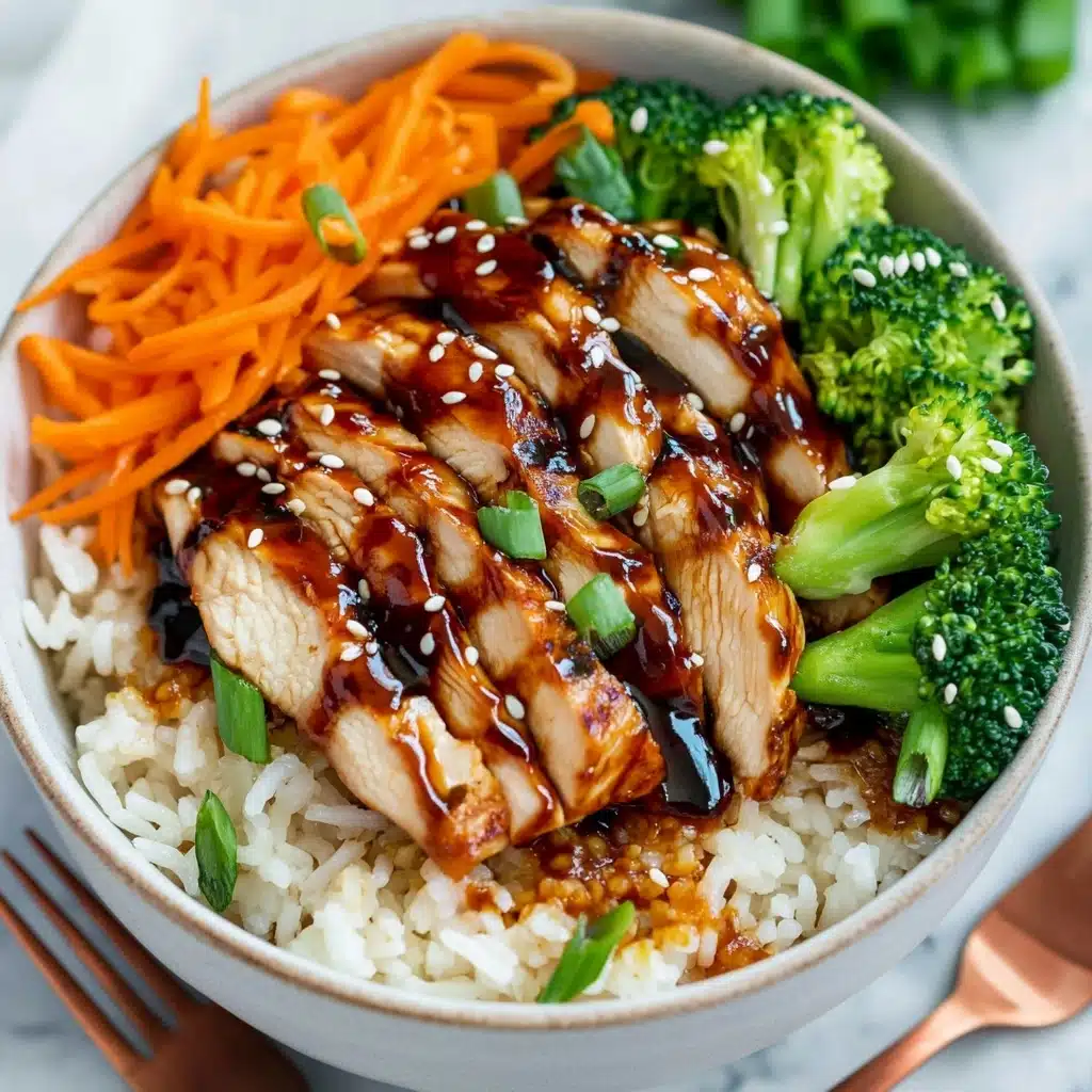 General Tso's Grilled Chicken Bowls Recipe - Recipe Image