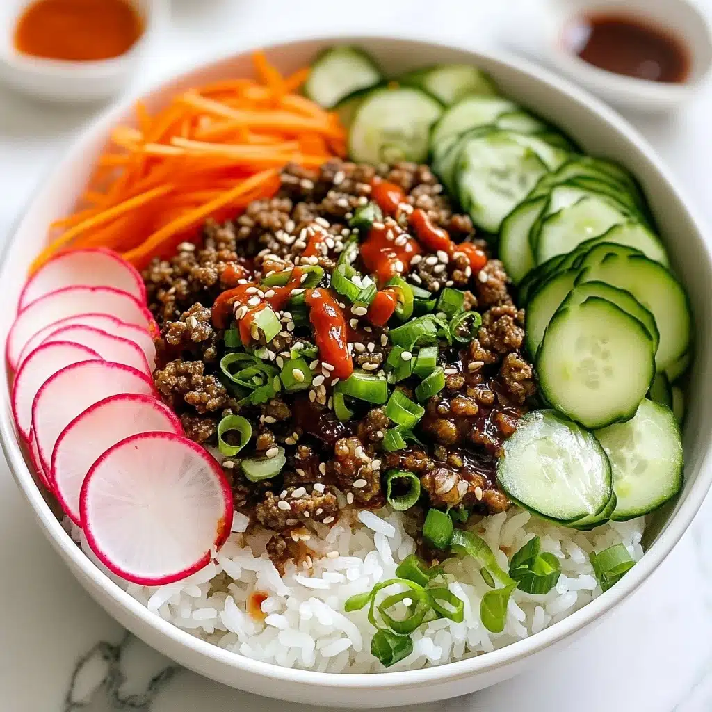 Korean Ground Beef Bowls Recipe - Recipe Image