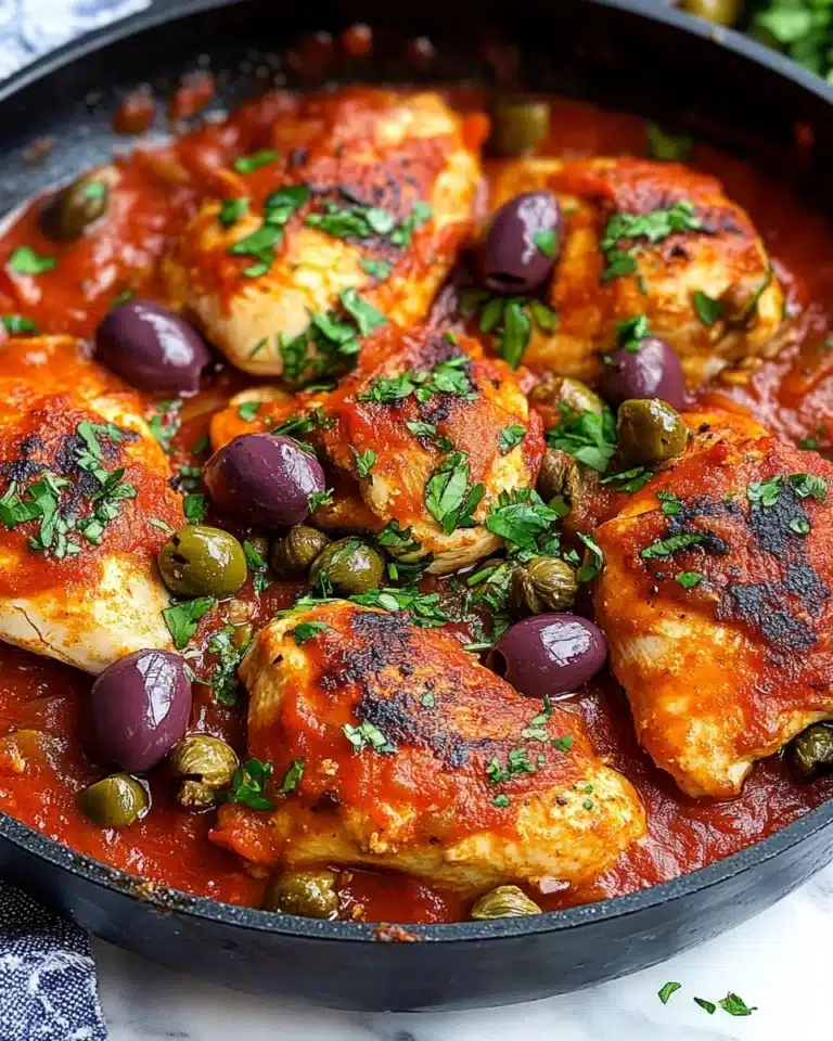 Chicken Puttanesca Recipe