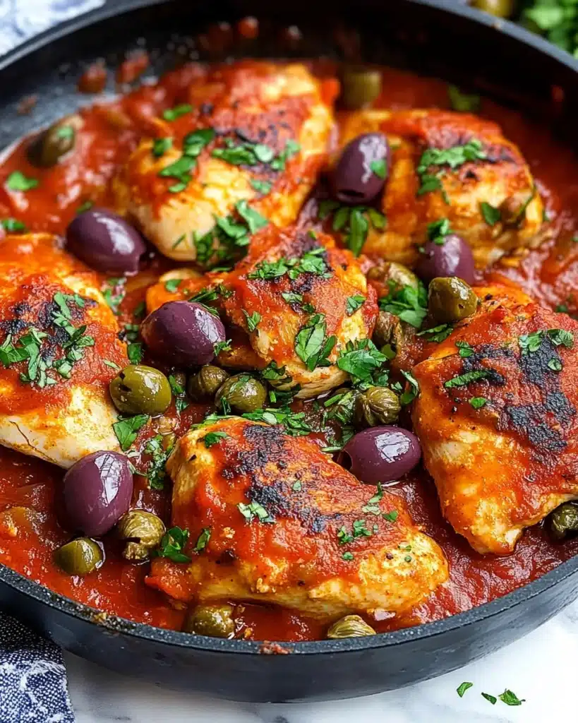 Chicken Puttanesca Recipe