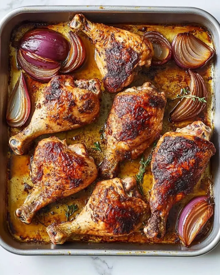 Sheet-Pan Roasted Red Onion Chicken Recipe