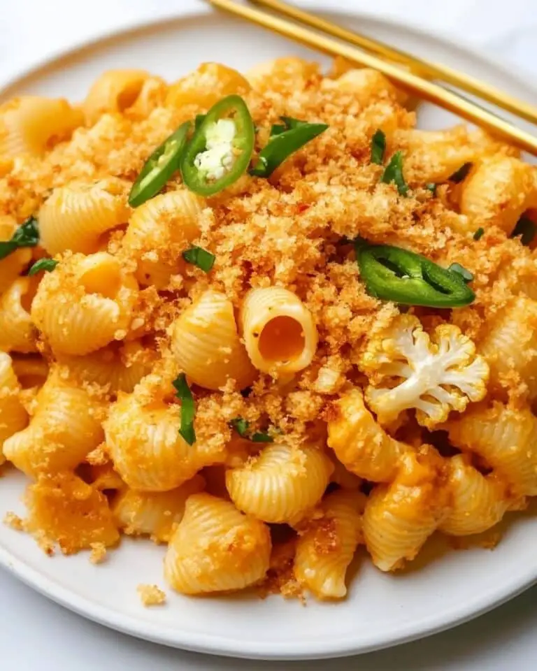 Buffalo Cauliflower Mac and Cheese Recipe