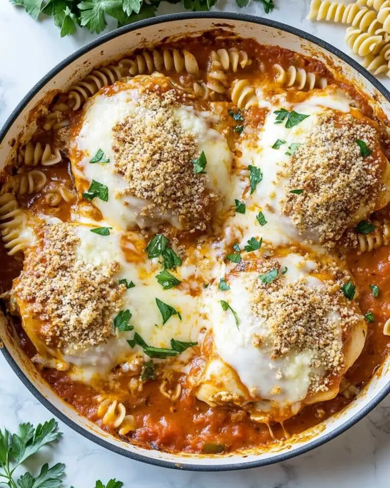 One Pan Chicken Parmesan Recipe