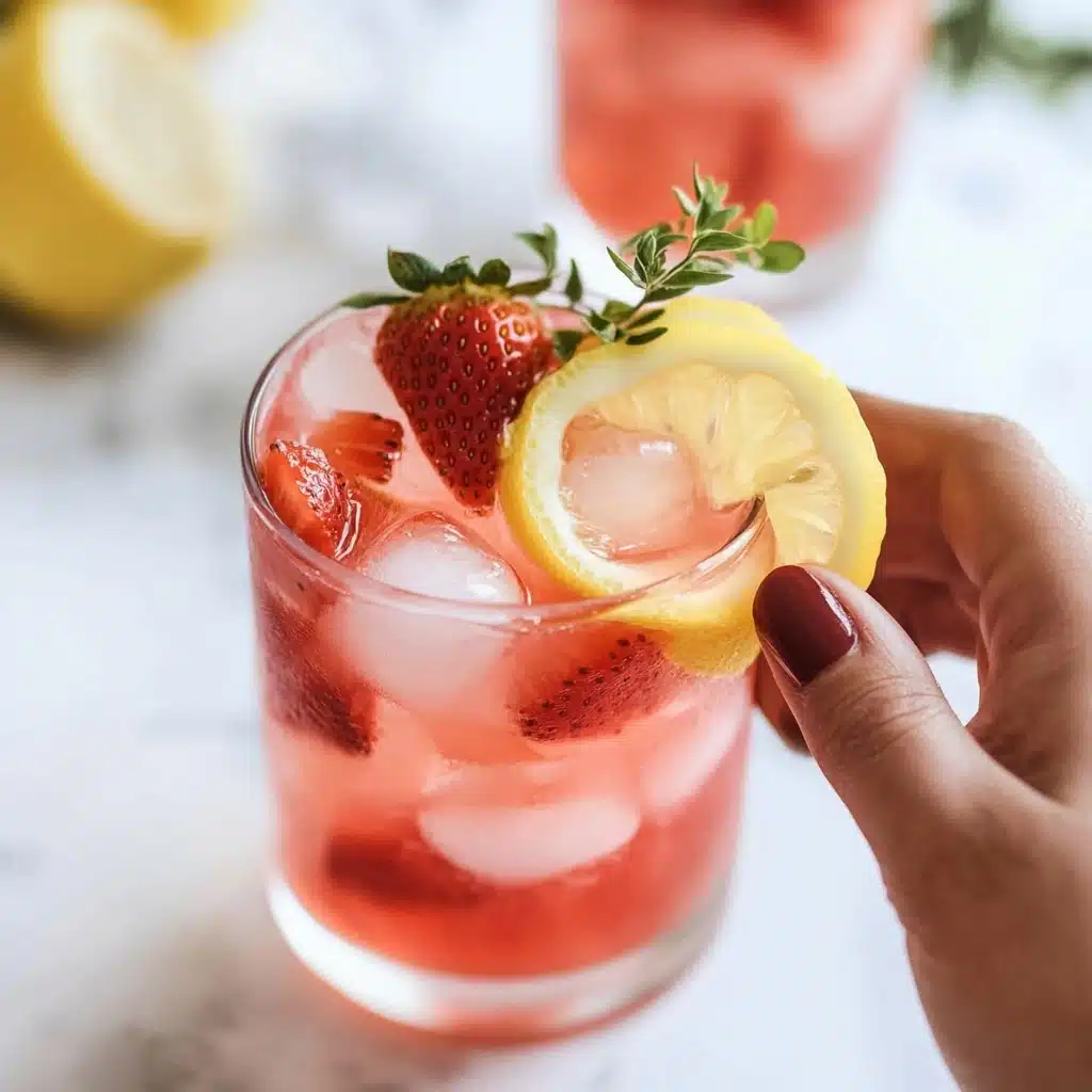 Strawberry Sprite Mocktail Recipe - Recipe Image