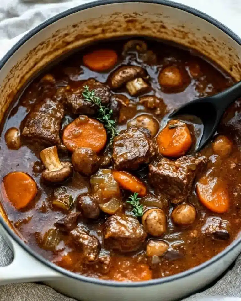 Red Wine Braised Beef Recipe