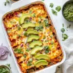 Dreamy Refried Bean Chicken Enchiladas with Homemade Enchilada Sauce Recipe