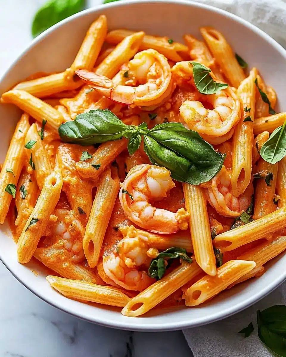Shrimp Penne alla Vodka Recipe - Recipe Image