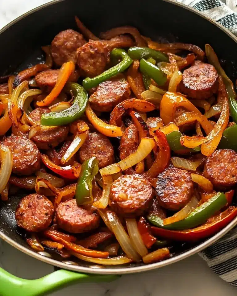 Easy Sausage and Peppers Skillet Recipe