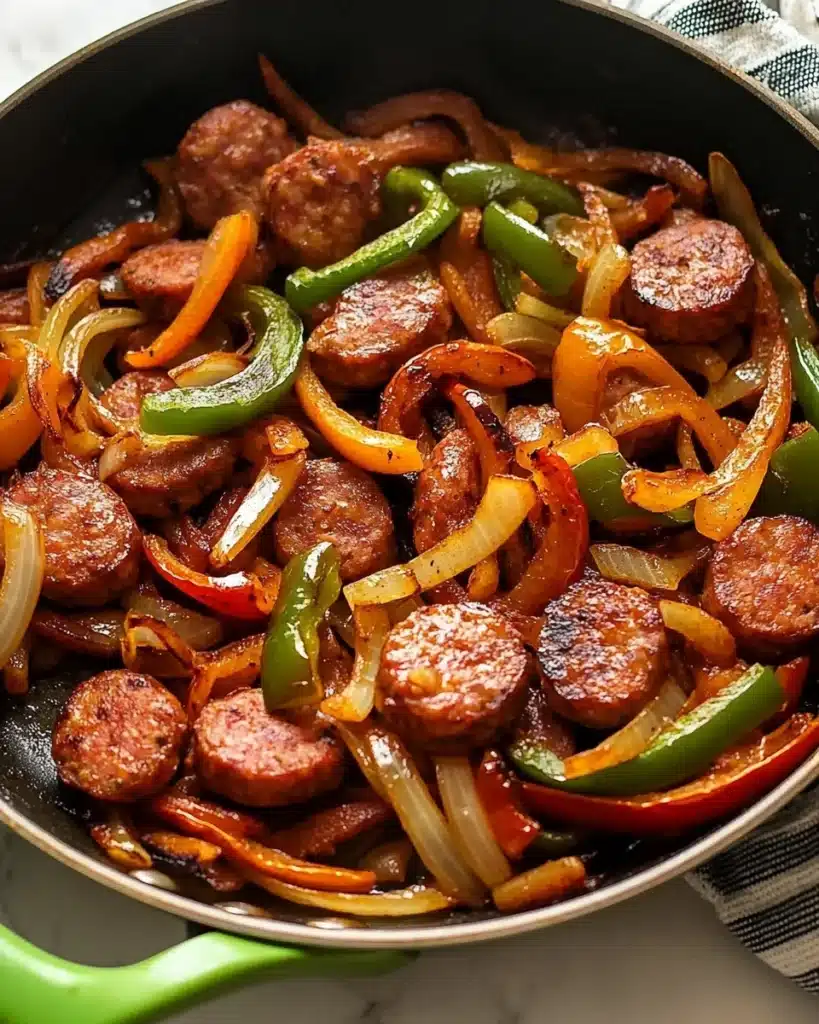 Easy Sausage and Peppers Skillet Recipe