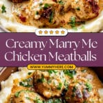 Creamy Marry Me Chicken Meatballs Recipe