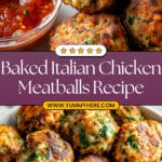 Italian-Style Chicken Meatballs Recipe