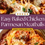 Chicken Parmesan Meatballs Recipe