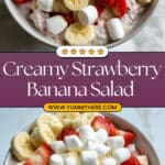 Strawberry Banana Cheesecake Salad Recipe