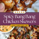 Bang Bang Chicken Skewers Recipe