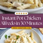 Instant Pot Chicken Alfredo Pasta Recipe