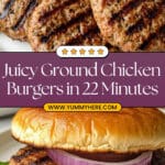 Ground Chicken Burger Recipe