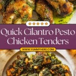 Cilantro Pesto Chicken Tenders Recipe