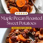 Maple-Pecan Roasted Sweet Potatoes Recipe